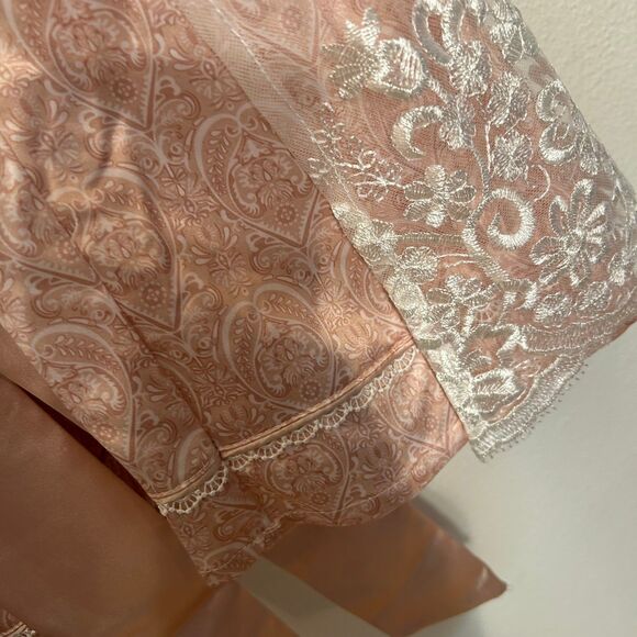 Pink Sound Of Music Austrian German Dirndl Dress Size 10 - Picture 10 of 10